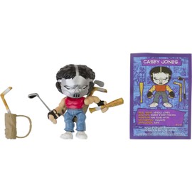 The Loyal Subjects Case y Jones: T.M.N.T. Collectible Vinyl Mini Figure & 1 T.M.N.T Trading Card Bundle (87449)