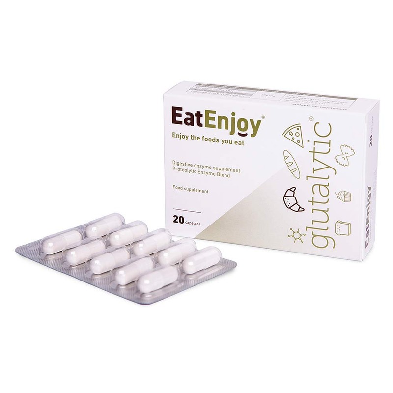 EatEnjoy Glutalytic - Gluten Intolerance Pills, Gluten Tablets, Capsules, Gluten