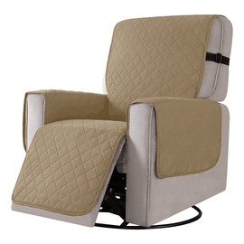 Time to Sparkle 1Pack Recliner Chair Cover Waterproof Recliner Chair Covers Slip Slipcover Protector Machine Washable Furniture Protector Cover for Kids and Pets - Black