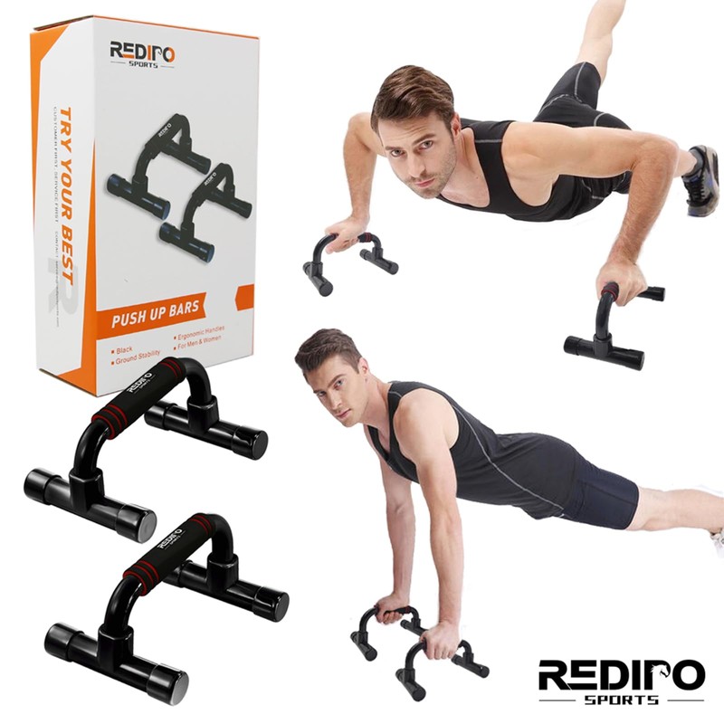 Push Up Bars Strength Training - Workout Stands With Ergonomic