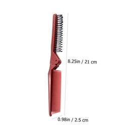 WOONEKY Portable Hair Styling Comb 4pcs Barber Combs Professional Hair Combs Folding Design Anti-static Constant Tooth for Haircut