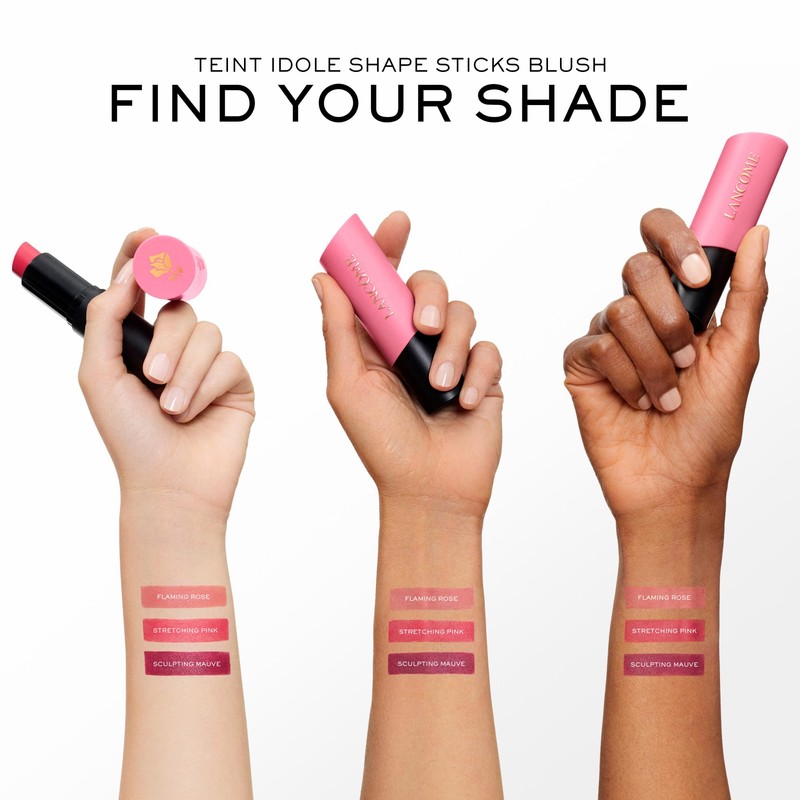 Lancôme, Teint Idole Shape Sticks, Multi-Use Sculpting Blush Stick, Flaming