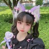 VIGVAN Animal Cosplay Ears Fox Cat Ears Chain Punk Cross