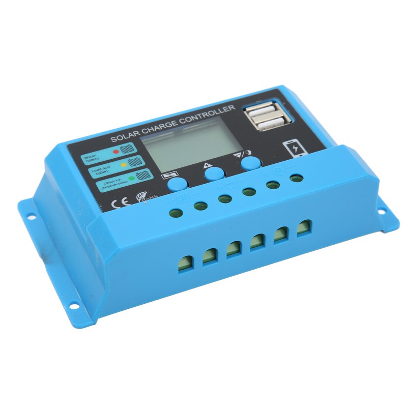12V 24V Solar Panel Controller LCD Display Photovoltaic Charge Controller
