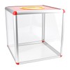 ZJIVQO Large Transparent Acrylic Donation Box, Proposal Organiser, Suggestion Box,