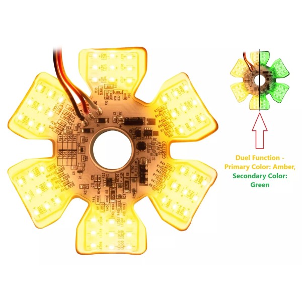 Grand General (1) Amber/Green 54 LED Duel Function Air Cleaner