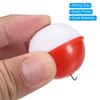 PATIKIL 16pcs 32mm Fishing Bobber Hard ABS Push Button Round