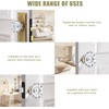 Tuff Stuff Tools Mortise Lock Crystal Glass Door Knob Replacement
