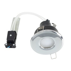 MiniSun | Polished Chrome GU10 Recessed Ceiling Downlight | Bath Recessed Lighting, Home Décor & Improvement Essential