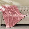 FY FIBER HOUSE Throw Blankets with Heart Checkered,Soft Warm Blankets