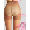 HONENNA Tummy Control Pantyhose for Women Control Top Sheer Tights