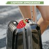 ABOOFAN Luggage Tag, Strawberry Handbag Tag, Luggage Hanging Label Tag,