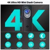UNITOPSCI 4K Dash Cam Front and Rear, WiFi Dash Cam
