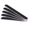 Nailfun 5 Black/Pink Straight Nail Files – Grit 80/80