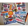 Autobahn Signs Motorsport Decal Set - Nascar - 4x4 -