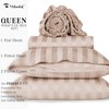 URBANHUT 800 Thread Count Egyptian Cotton Damask Striped Queen Size