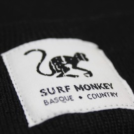 SURF MONKEY Beanie Recycled Hat Unisex Adult One Size - Winter Hat, black