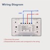 LOUYSGEN Smart Dimmer Switch Aluminum Frame Need Neutral Wire No