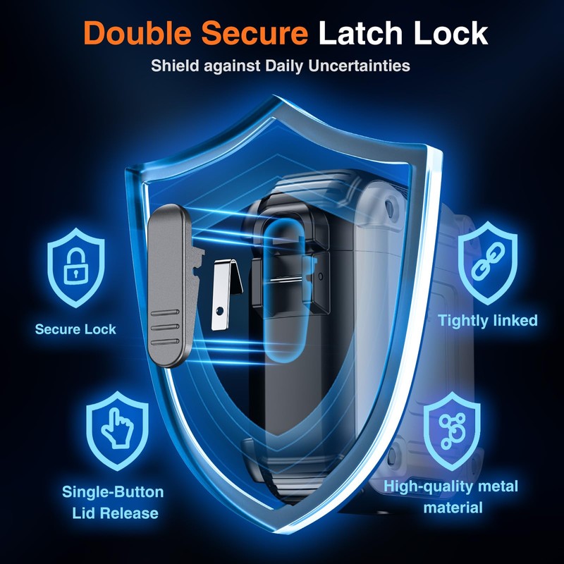 Chicfun Armour Lock for AirPods 1st/2nd Generation Case with Secure