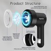 SUPER LINT Electric Fabric Shaver Electrostatic Brush, LED Display, 3-Speeds,
