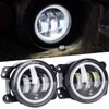 Angel Eyes Light 30W 3000LM LED Front Foglight 10‑30V Universal
