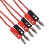 DIANN 6pcs Banana Plug to Alligator Clip Test Lead Cable