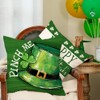 GEEORY Happy St. Patrick's Day Pillow Covers 16 x 16
