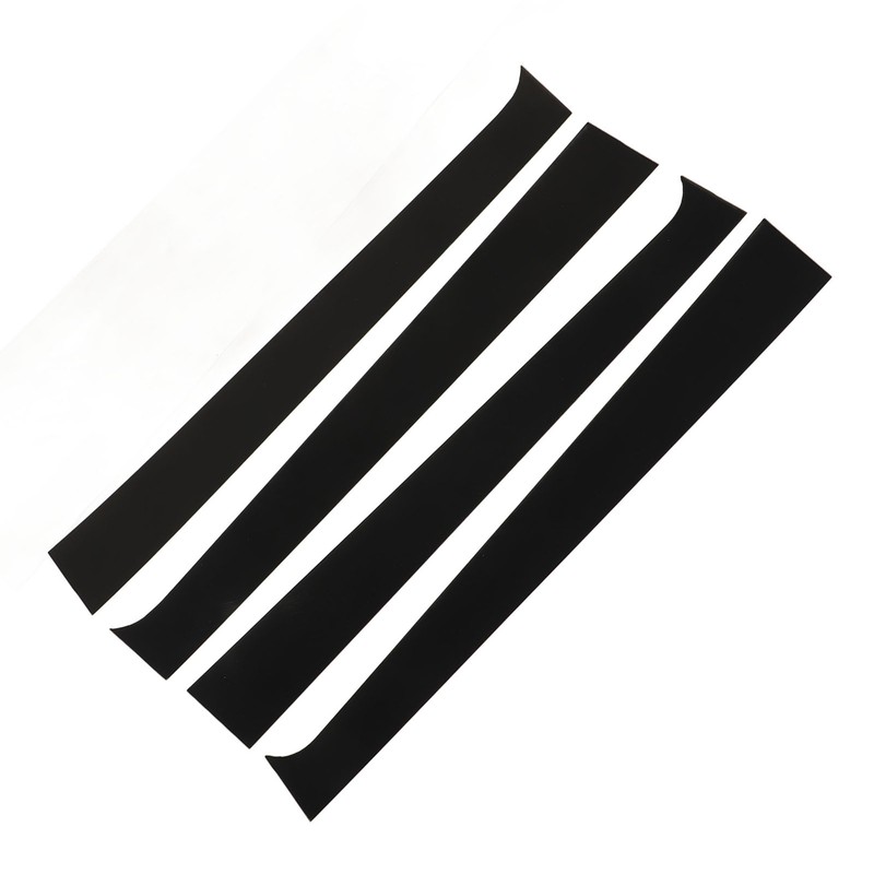 4pcs Black Pillar Posts Door Trim B Pillar Posts Door