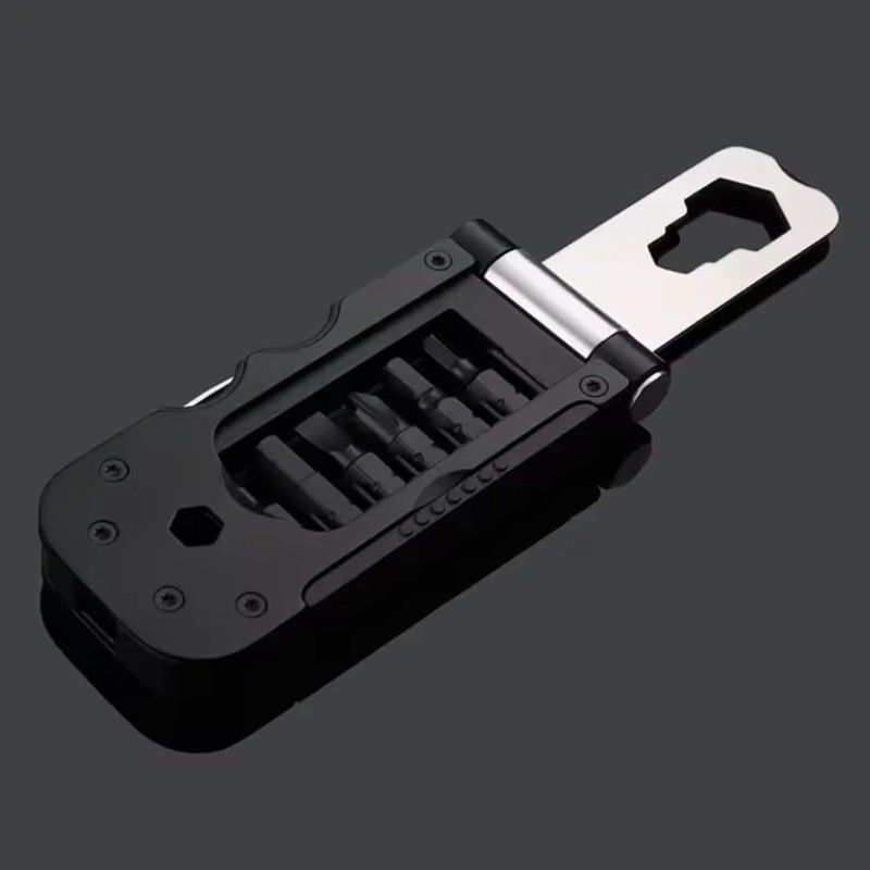 Pocket Bike Bicycle Repair Kit with Bit Set Compact Multifunction
