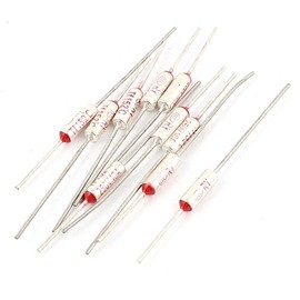 Sourcingmap 10 Pcs RY TF 152 Celsius Degree Cutoff Thermal Fuse AC 250V 10A