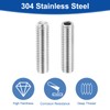 uxcell Socket Set Screws,50Pcs M5x20mm Metric - 304 Stainless Steel