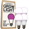 Un-Edison+ 14W Grow Light A19 150W Replacement LED Red &
