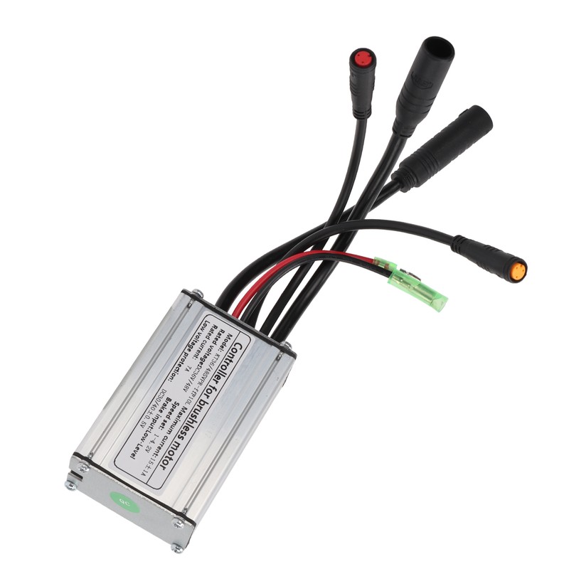 36V 48V 15A Electric Bike Sine Wave Controller 250W Brushless