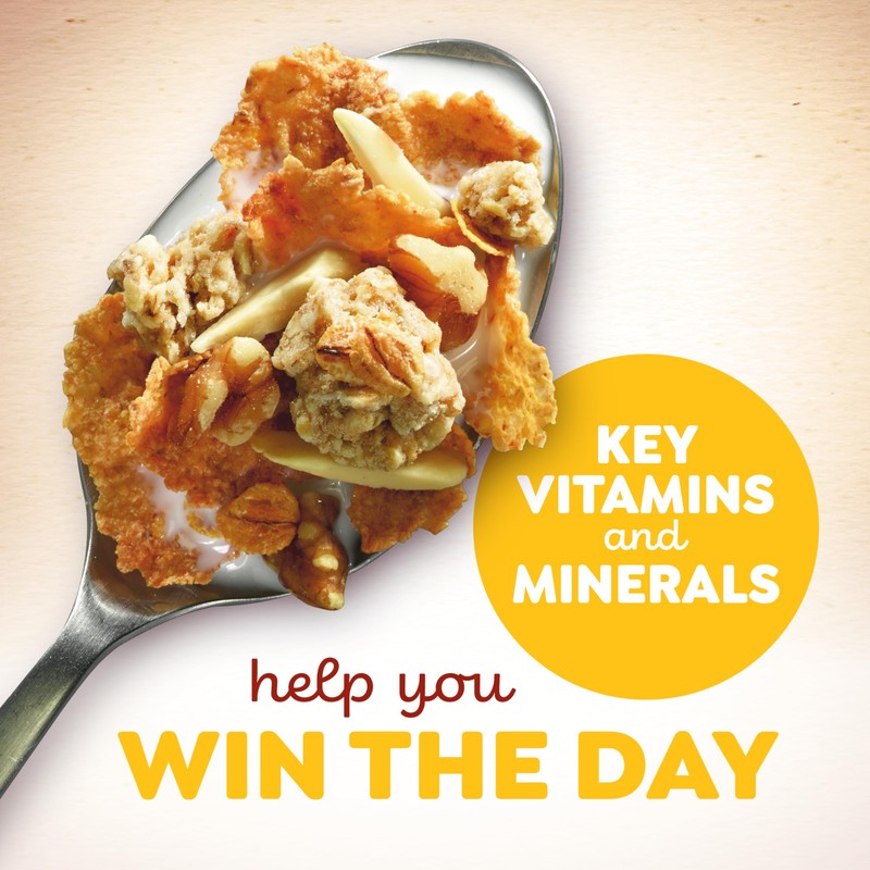 Great Grains Banana Nut Crunch Breakfast Cereal for Adults, Made