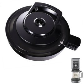 Outer Bowl Lid for NC500 Creami Deluxe Series,Compatible with Ninja NC500-NC501 Series Ice Cream Maker,Ninja Creami Reusable Replacement Accessories,BPA-Free & Dishwasher Safe(NO Paddle)