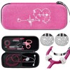 Dansydaisy Rhinestone Stethoscope Set Stethoscope Case and Rhinestone Stethoscope Charms