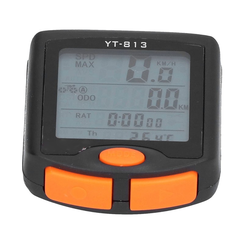 Ejoyous Digital Bicycle Computer, Waterproof Wireless Bicycle Speedometer with LED