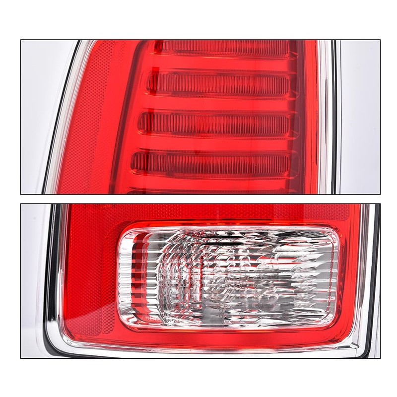 ALLGOOD LED Tail Lights w/Bulbs, Compatible with Dodge Ram 1500