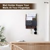 Lucundm Key and Mail Holder for Wall Mount, Entryway Mail