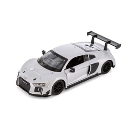 Showcasts R8 LMS Hardtop Sports Car, Silver 68262CD - 1/24 Scale Diecast Model Car
