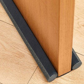 EVA Door Gap Draft Blocker - Windproof & Light-Blocking Door Gap Draft Blocker (Gray) 3ea