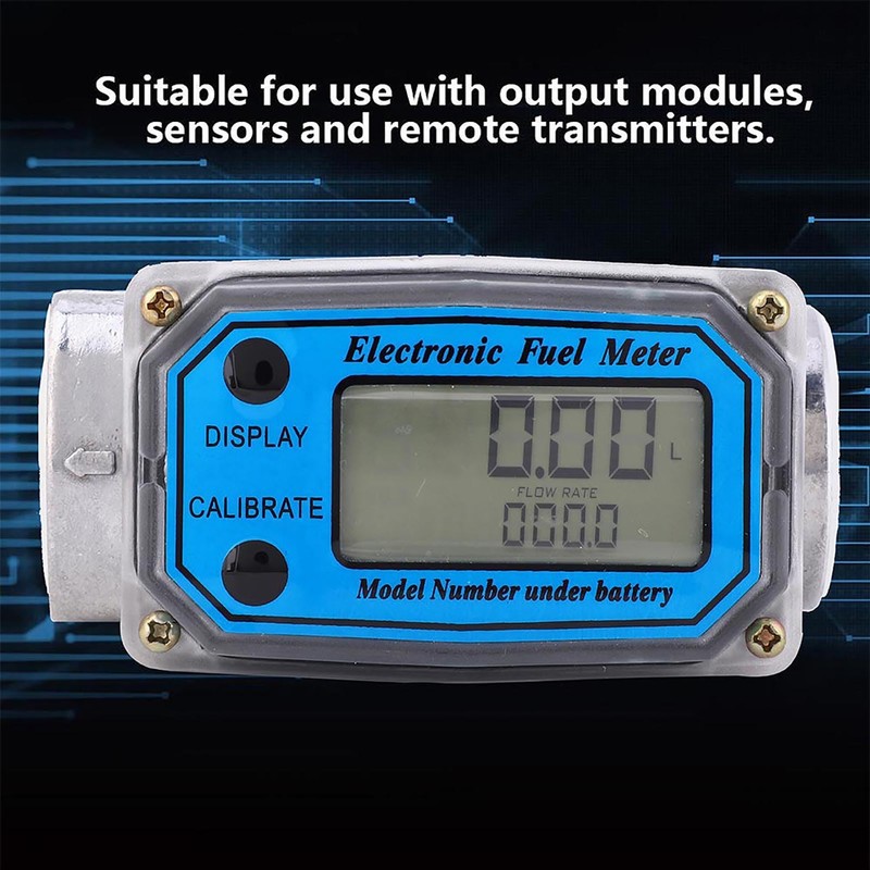 Ticfox Flow Meter, Turbine Meter, Digital Turbine Flow Meter, 15-120