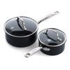 GreenPan Prime Chatham 1QT & 2QT Saucepan Pot Set with
