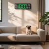 Brauthon Digital Clock Large Display, 16" Digital Wall Clocks for