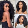 Humistwbiu Kinky Curly Clip ins Human Hair 3C 4A Curly