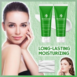 Food Skin Moisturizer Dry Face & Body Cream - Emollient Soothing Cream for Body Sensitive Skin, Natural Moisturiser Smooth Skin Lighting Cream for Men & Women, Hydrating Face Cream - (2 Pcs/120g)