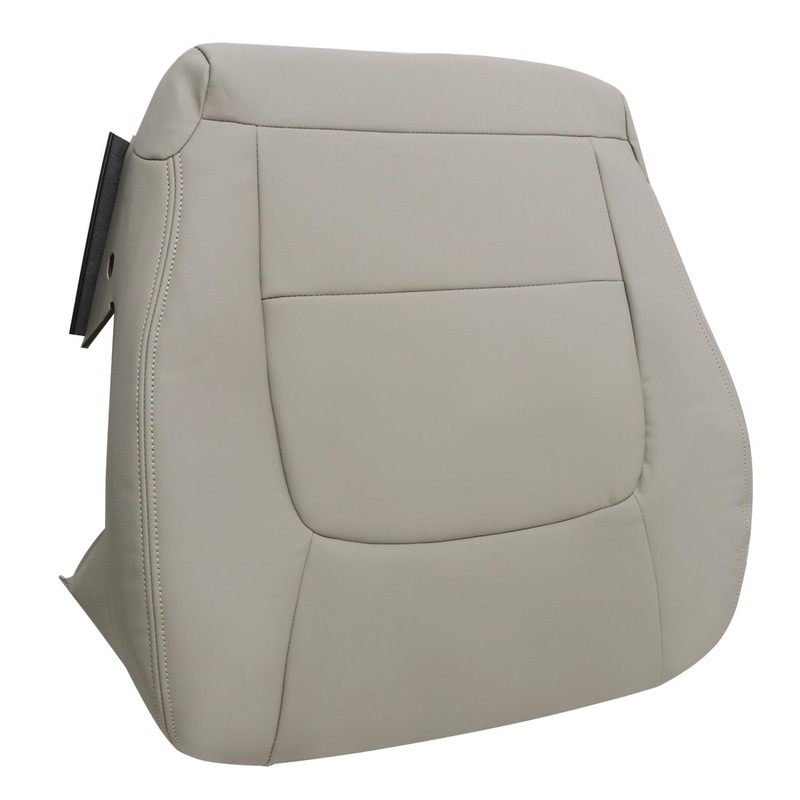 Priprilod Tan Leather Passenger Side Bottom Replacement Seat Cover Compatible
