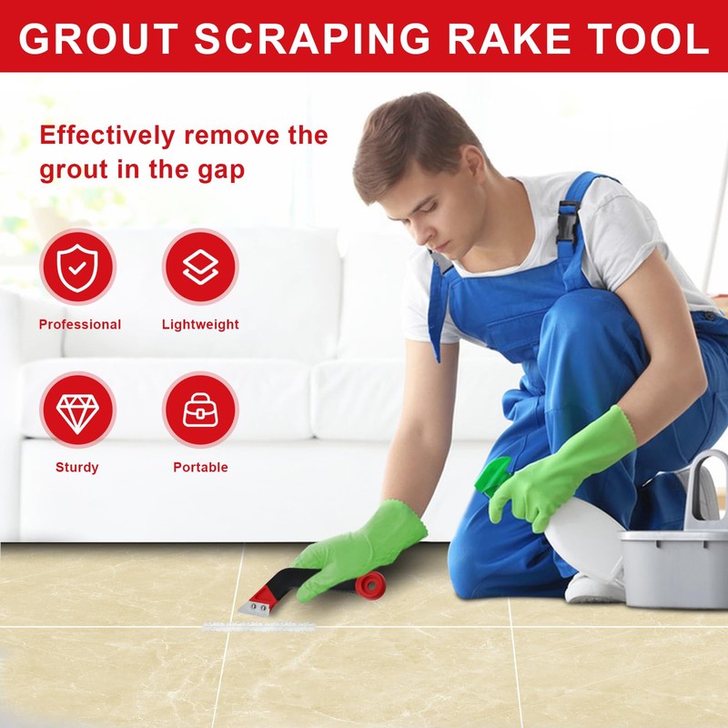 23 Pack Grout Removal Tool Kit, 2 Tile Grout Saws