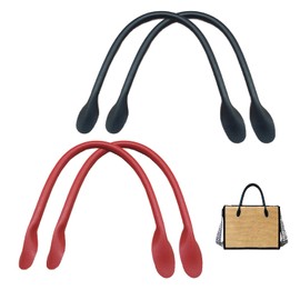 Bag Handles Leather Pack of 4 61 cm Leather Bag Straps Handbag Handles Straps for Shoulder Bag, Leather Strap for Bags Bag Hanger Leather for DIY Bag Accessories and Replacement of Bag Straps