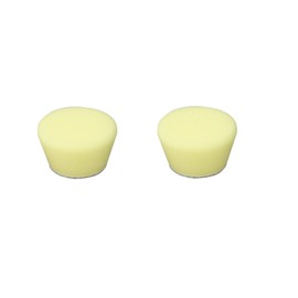 Proxxon 29077 Professional Polishing Sponge Medium Pack of 2 Velcro Diameter 30 mm Yellow